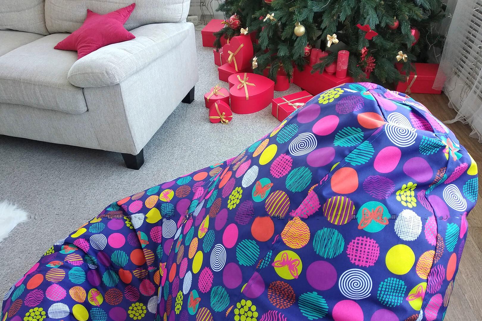 Крісло безкаркасне Шарики 90х65 см (6974697474-Т) Різнокольоровий - фото 3 Крісло безкаркасне Шарики 90х65 см (6974697474-Т) Різнокольоровий - фото 3