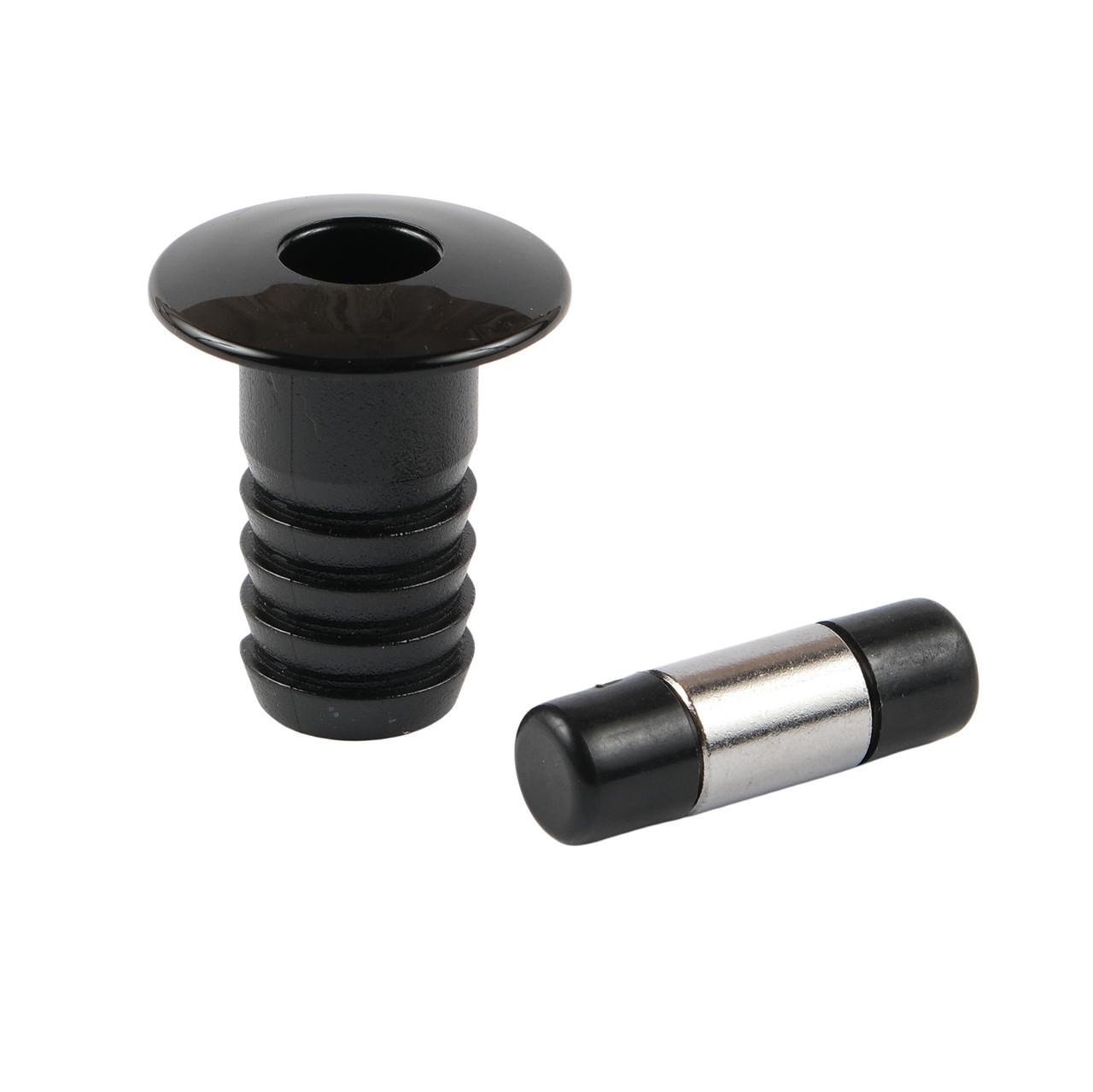 Прихований магнітний стопор для дверей Antey Vision Чорний (PL020385) - фото 2