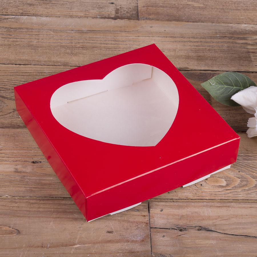 Коробка самосборная прорезное Серце (4767-3)