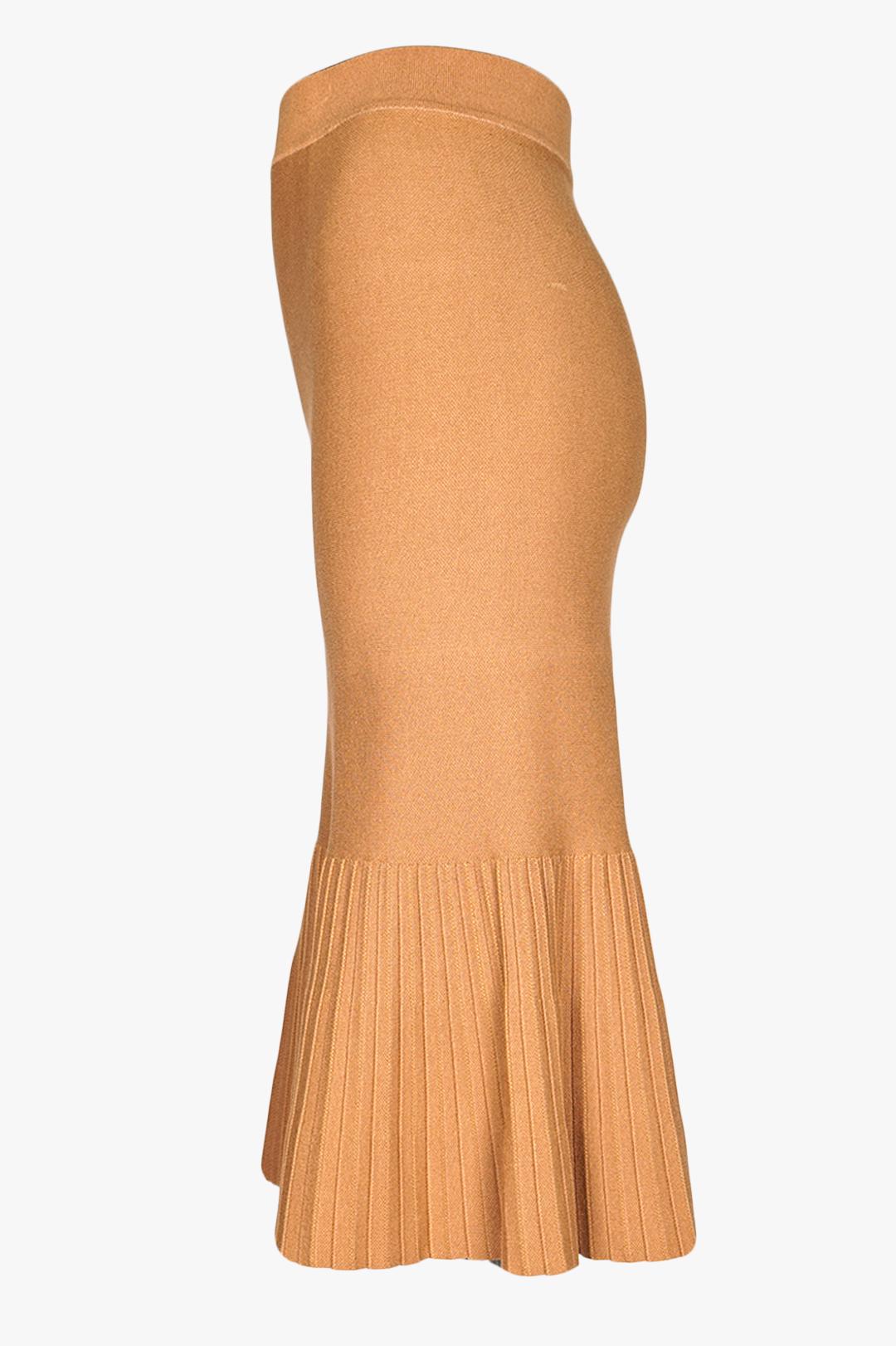 Юбка годе миди трикотажная Forza Viva MW-KS-1978V-1 р. 44 Бежевый (17852328) - фото 5