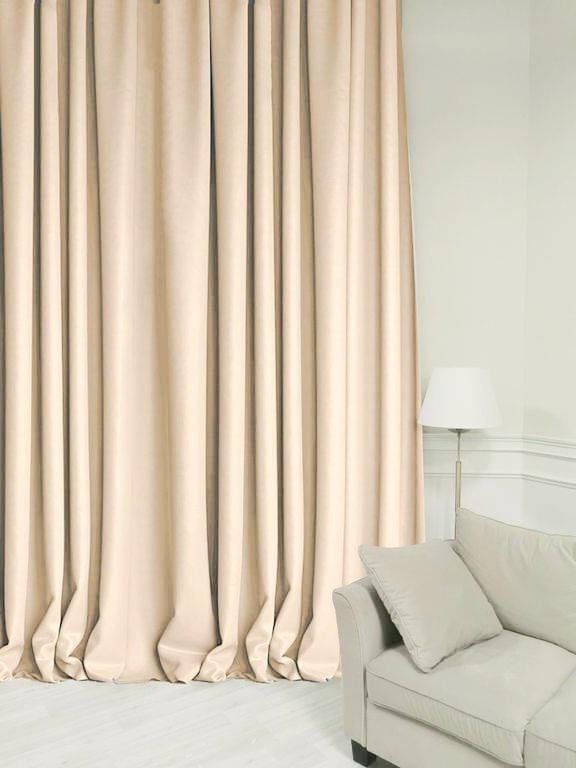 Штора блекаут Люкс 250х260 см Слонова кістка