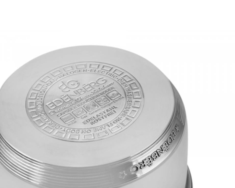 Набір посуду Edenberg EB-4037 із нержавіючої сталі 12 шт. (EB-4037) - фото 7 Набір посуду Edenberg EB-4037 із нержавіючої сталі 12 шт. (EB-4037) - фото 7