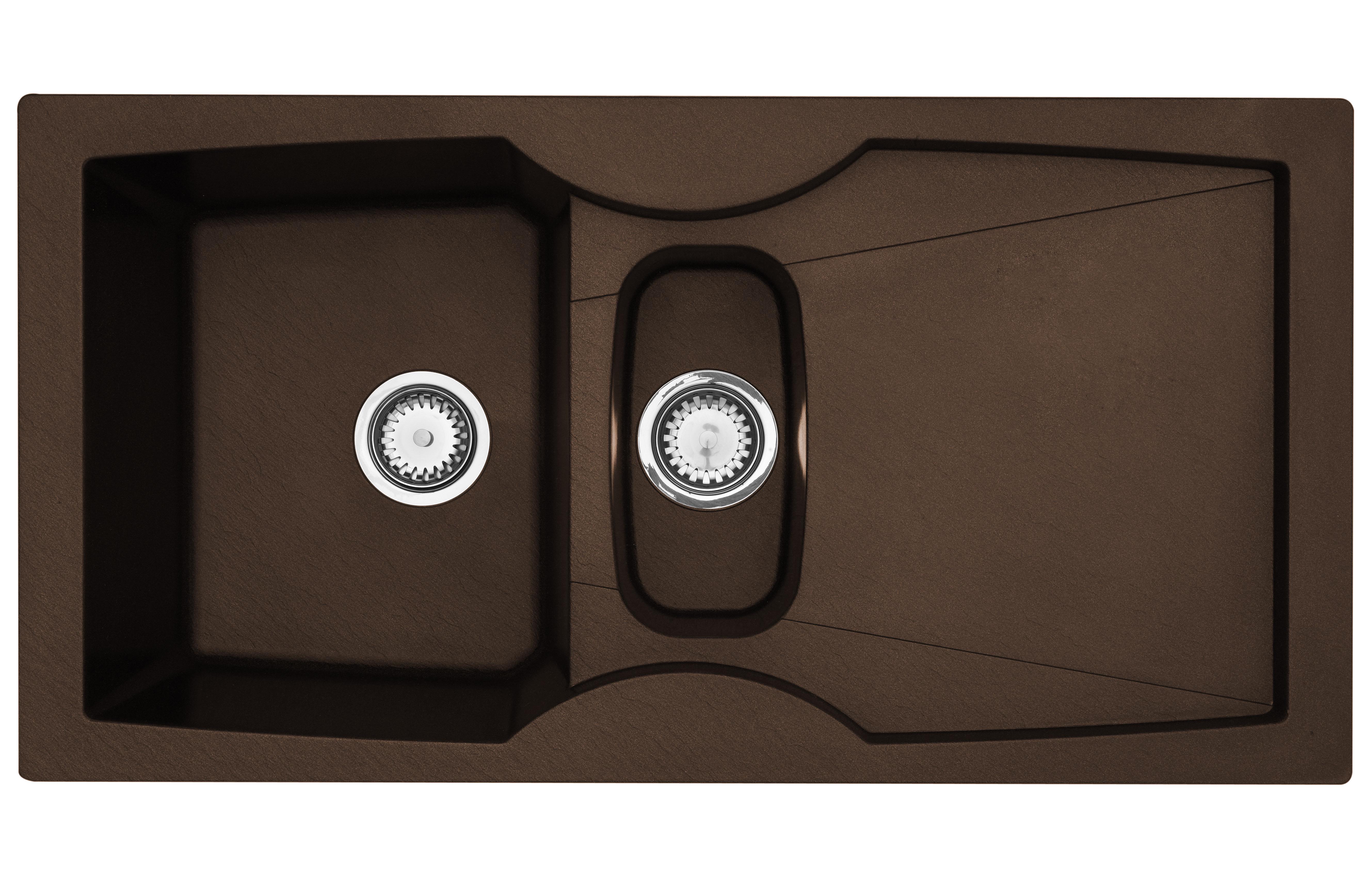 Кухонная мойка LONGRAN VENETO 1.5B Коричневый (Chocolate Metallic)