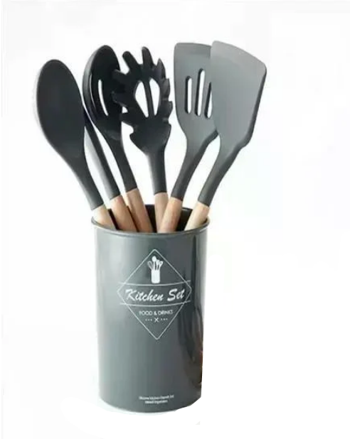 Набір кухонного приладдя Kitchen Set RB-2239 силіконовий 12 пр. (RB2239) - фото 1 Набір кухонного приладдя Kitchen Set RB-2239 силіконовий 12 пр. (RB2239) - фото 1