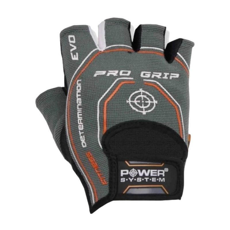 Перчатки для зала и фитнеса без пальцев Power System Pro Grip Evo 2260 XL Серый