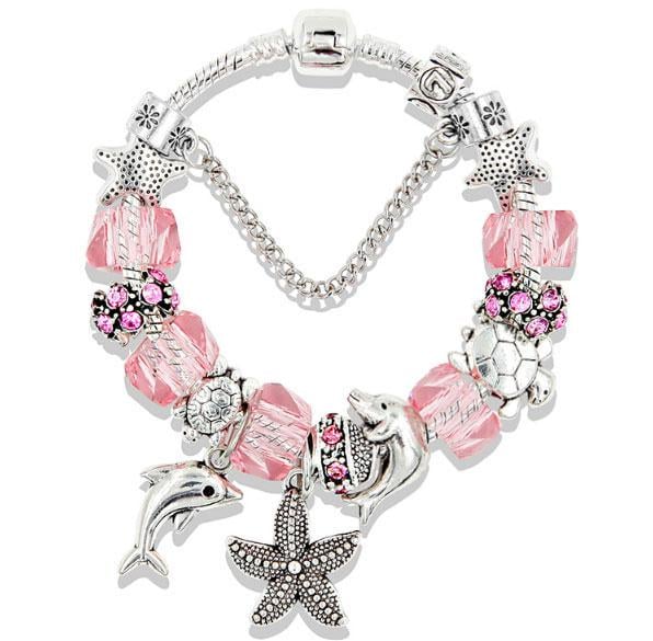 Женский браслет Primo Ocean в стиле пандора Pink (660948962)