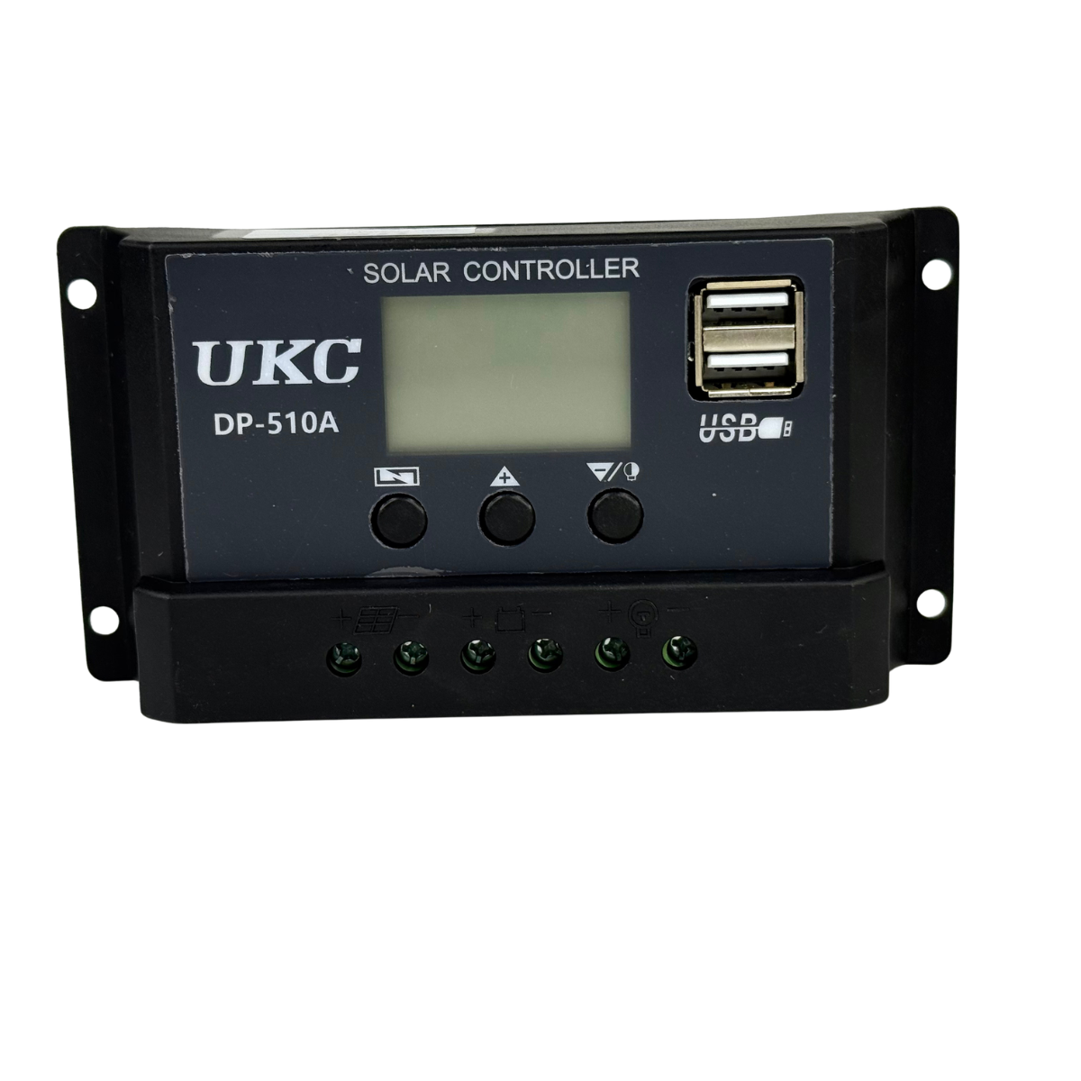 Контролер заряду для сонячної панелі 10A 12V/24V ШІМ регулятор для свинцево-кислотних акумуляторів OPEN AGM GEL (DP-510A)