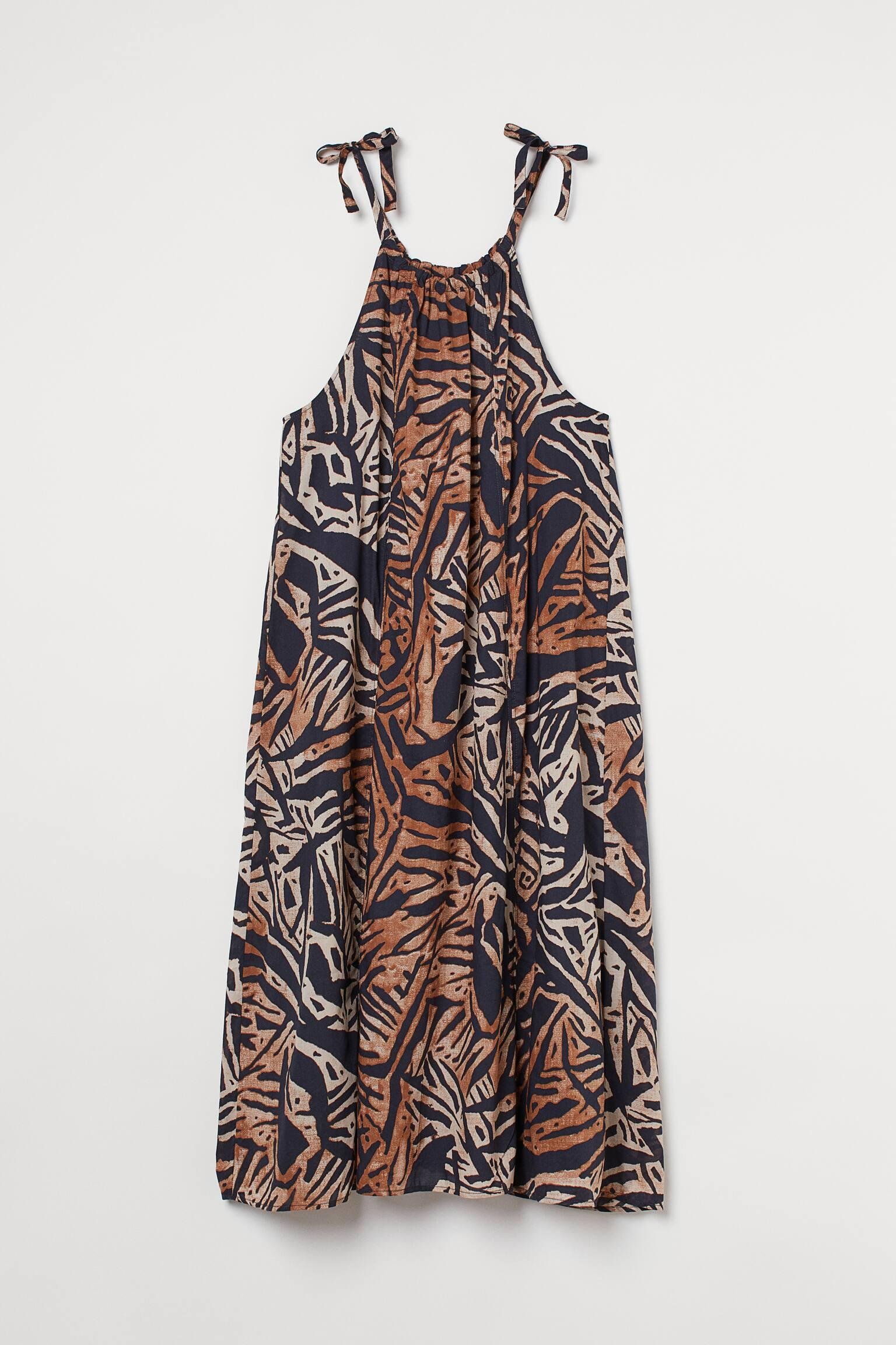 Сарафан H&M XL Бежево-чорний (S24069942113)