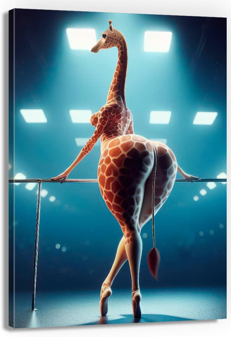 Картина на холсте PL_Factory Жирафа KLM_17 80х120 см (23461890)