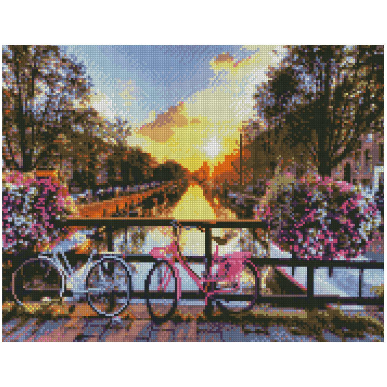 Алмазная мозаика Strateg Цветочный запах 40х50 см (Str-FA0034)