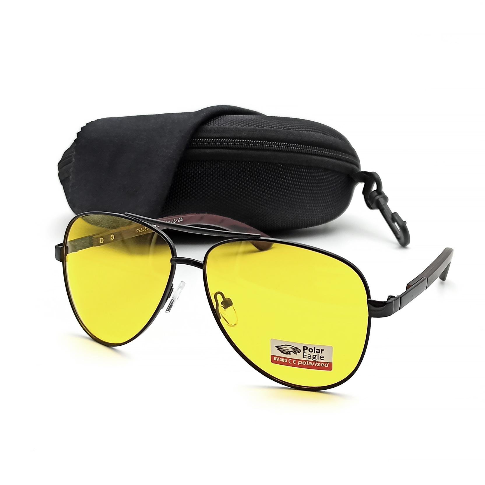 Очки для водителей Polar Eagle 8638 с поляризацией Желтый (27002503)