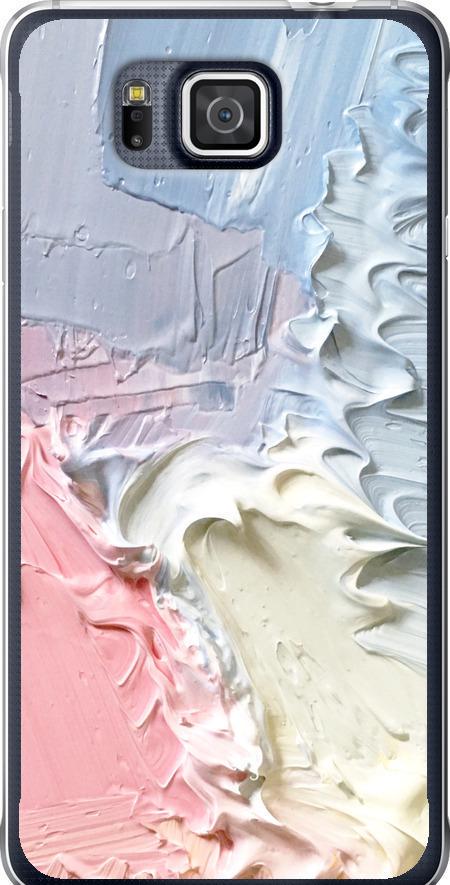 Чехол на Samsung Galaxy Alpha G850F Пастель v1 (3981u-65-42517)