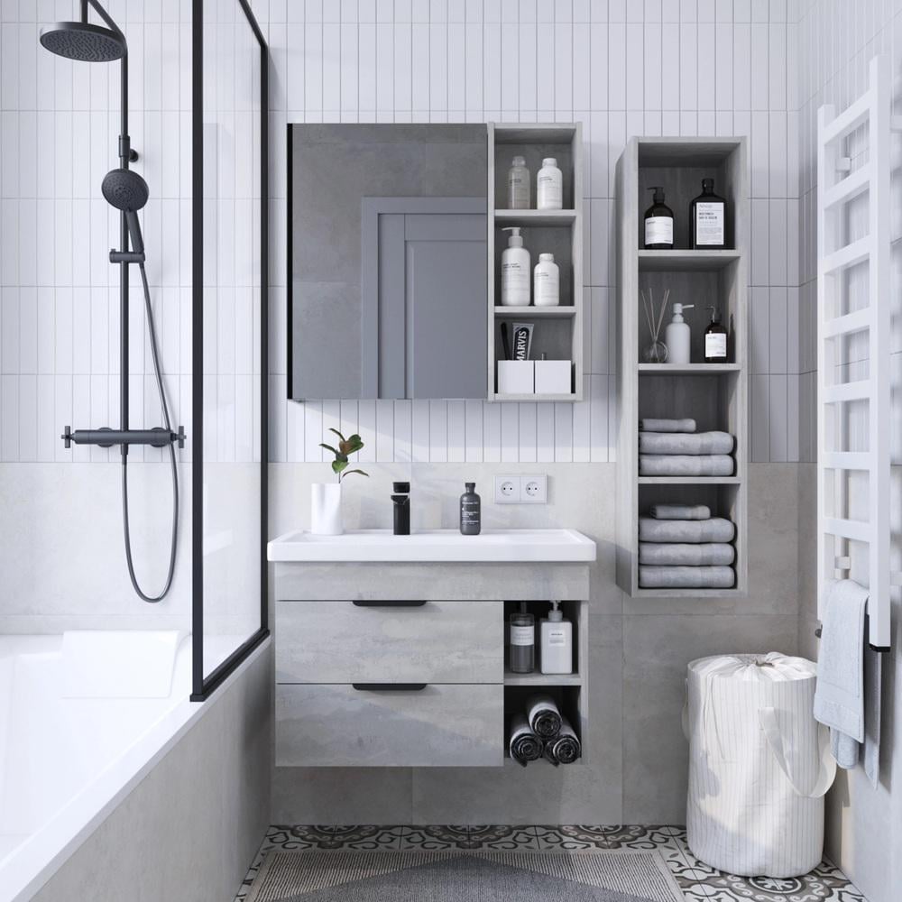 Пенал-стеллаж подвесной MVK Vostok Lite 40 В1 400х250х1200 мм Бетонный камень 8093bt) - фото 5 Пенал-стеллаж подвесной MVK Vostok Lite 40 В1 400х250х1200 мм Бетонный камень 8093bt) - фото 5