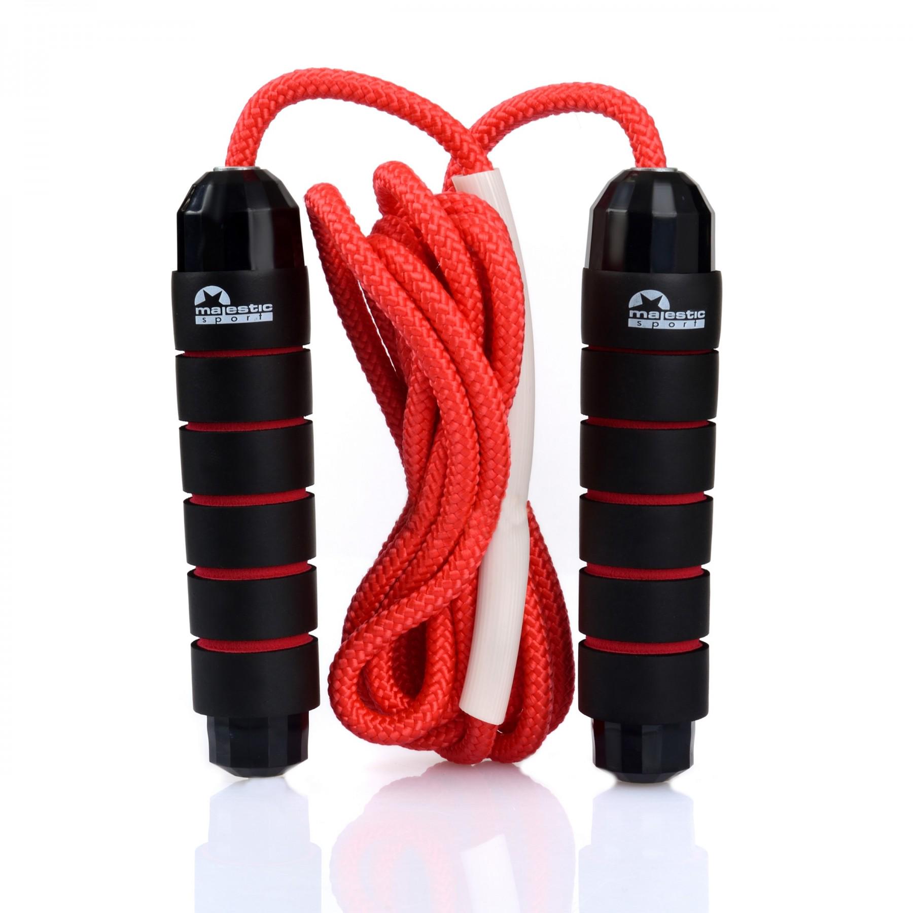 Скакалка гимнастическая Majestic Sport Jump Rope Черный/Красный (20602)