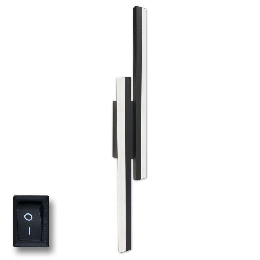 Настенный LED-светильник Luminaria BLADE 17W L500 CCT с выключателем Black (36483426)