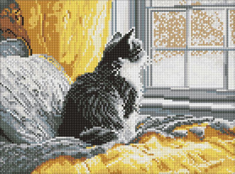 Алмазная мозаика Ideyka Мелодия тихого дня 30x40 см (Id-AMO8365)