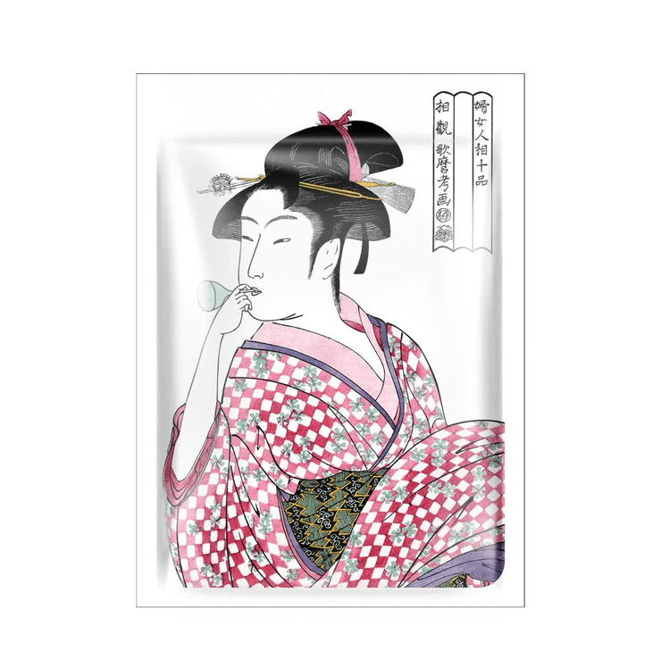 Маска тканевая MITOMO японка коллаген+литоспермум 1 шт.