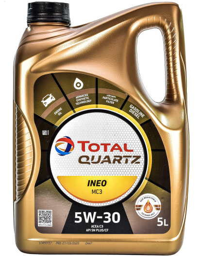 Моторна олива Total Quartz INEO MC3 5W-30 5 л (213698)