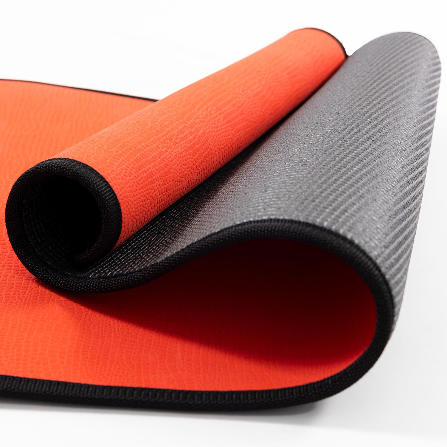 Килимок для фітнесу двошаровий OSPORT Yoga Pro+ Micro 8 мм Червоно-чорний (OF-0309) - фото 2 Килимок для фітнесу двошаровий OSPORT Yoga Pro+ Micro 8 мм Червоно-чорний (OF-0309) - фото 2