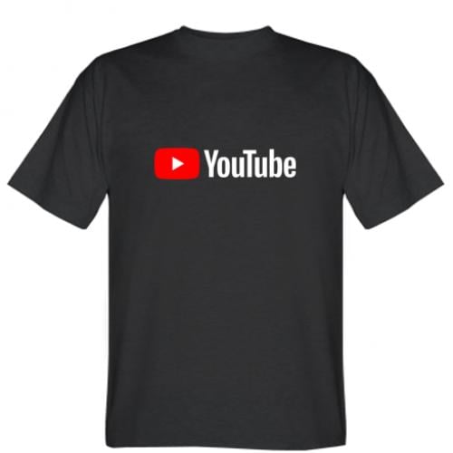 Футболка чоловіча Youtube XS Чорний (3381149-2-98423-XS)