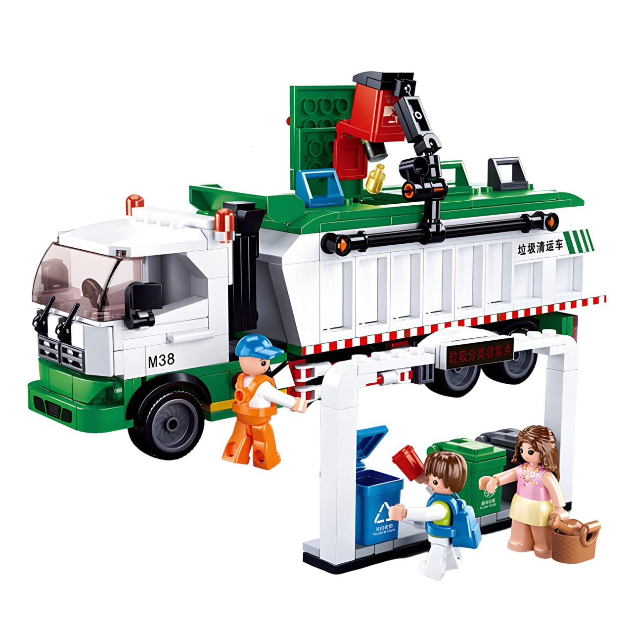 Конструктор Sluban Мусоровоз на 432 детали (M38-B0780)
