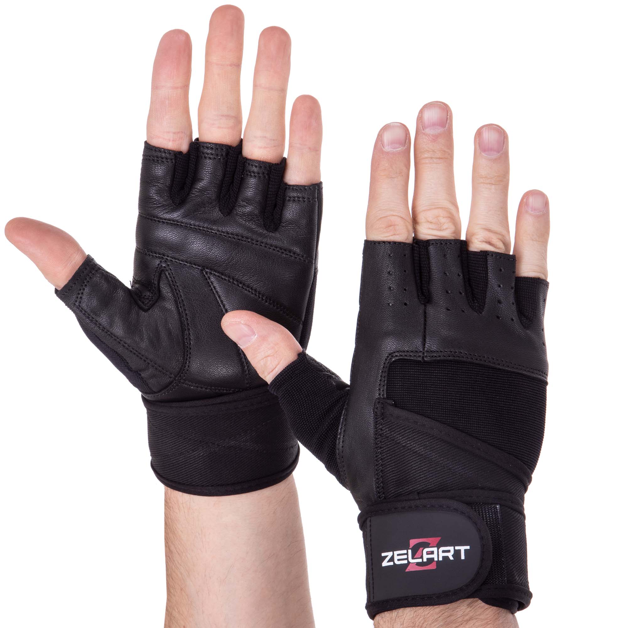 Перчатки для фитнеса и тяжелой атлетики Zelart SB-161094 XXL Черный (62fa65e9b8fc4d48d24f112e)