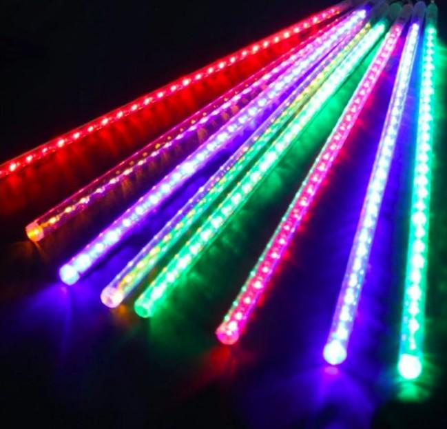 Гірлянда світлодіодна Танучі бурульки 40 см 8 шт. Різнокольорові (11-019112237)