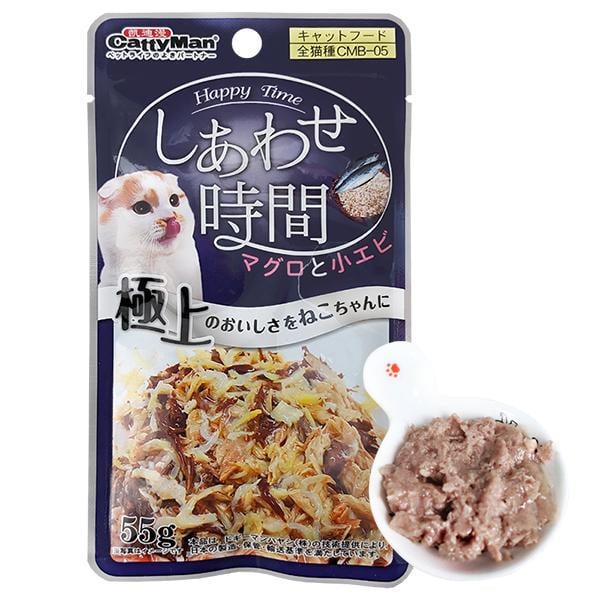 Корм влажный CattyMan Tuna Bonito Shrimps 55 г