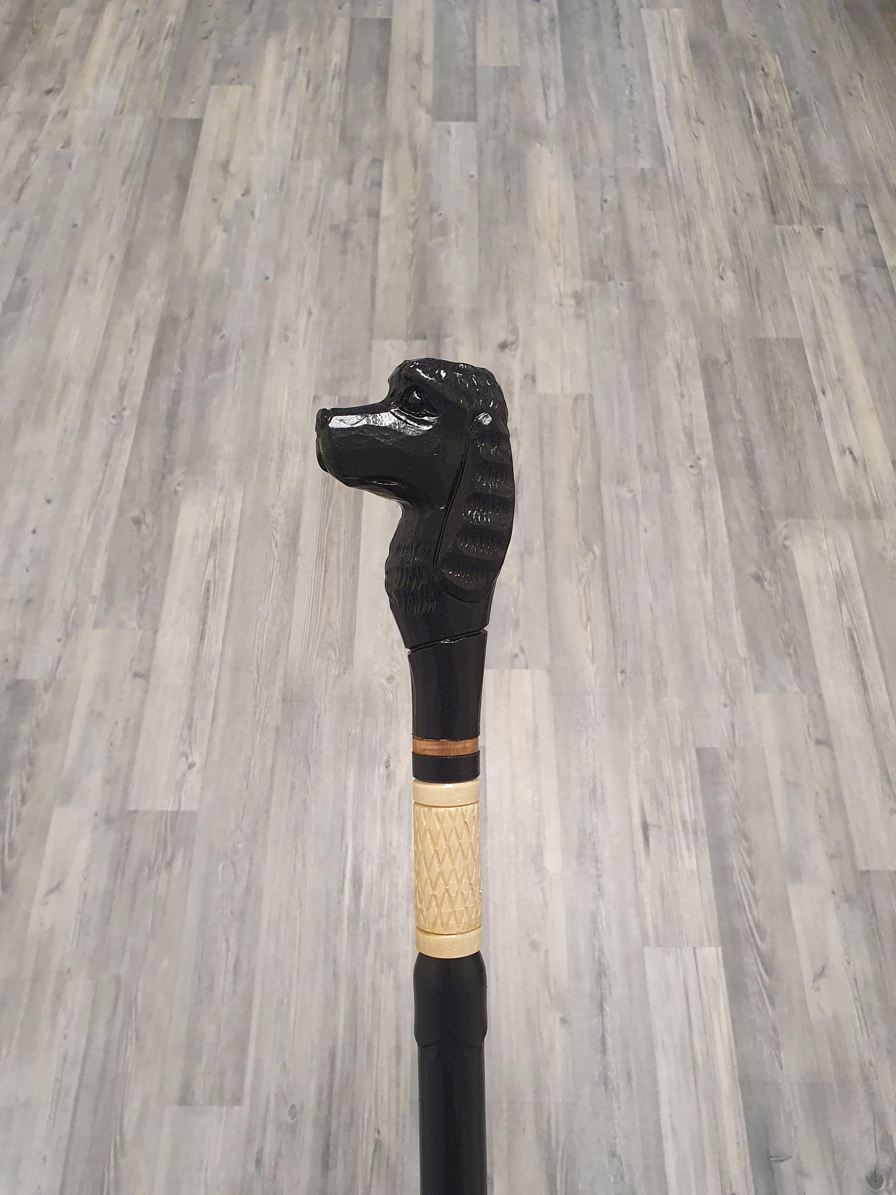 Тростина для ходьби Пудель ручна робота (5298) - фото 2 Тростина для ходьби Пудель ручна робота (5298) - фото 2