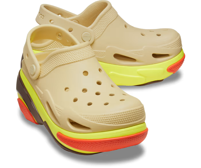 Сабо жіночі Crocs Bubble Crush Clog р. 38 Бежевий (17033)
