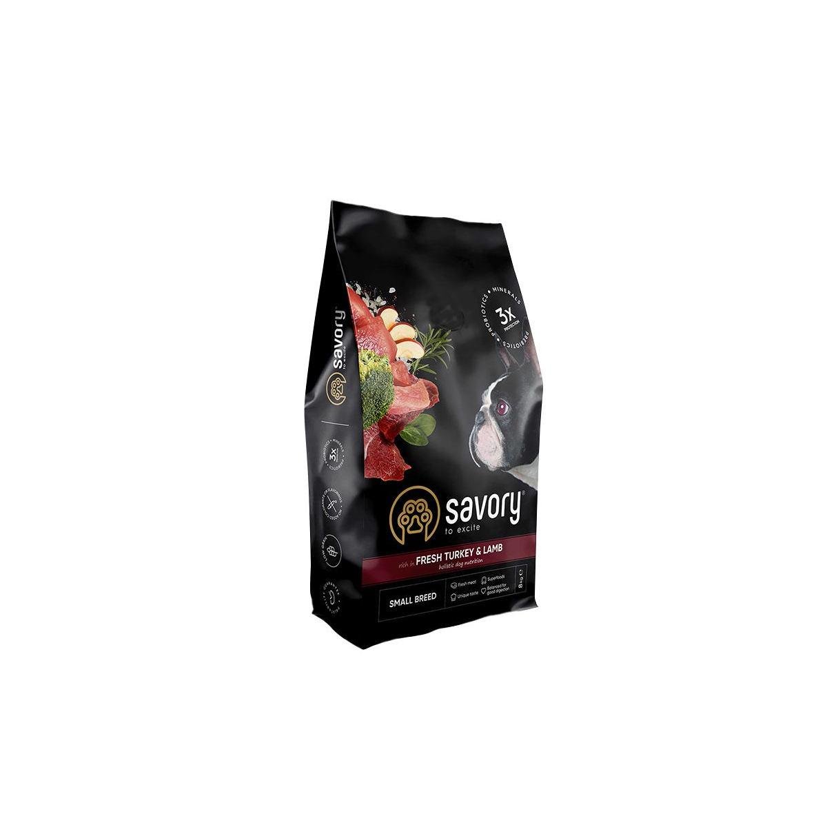 Корм для собак малых пород Savory Fresh Turkey and Lamb 8 кг (30365)