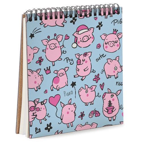 Скетчбук Piggy 16,7x18 см (BDK_PIG006) Скетчбук Piggy 16,7x18 см (BDK_PIG006)