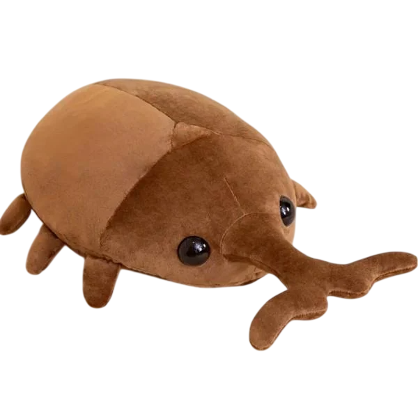 Мягкая плюшевая игрушка Жук Носорог 50 см Коричневый (28177557)