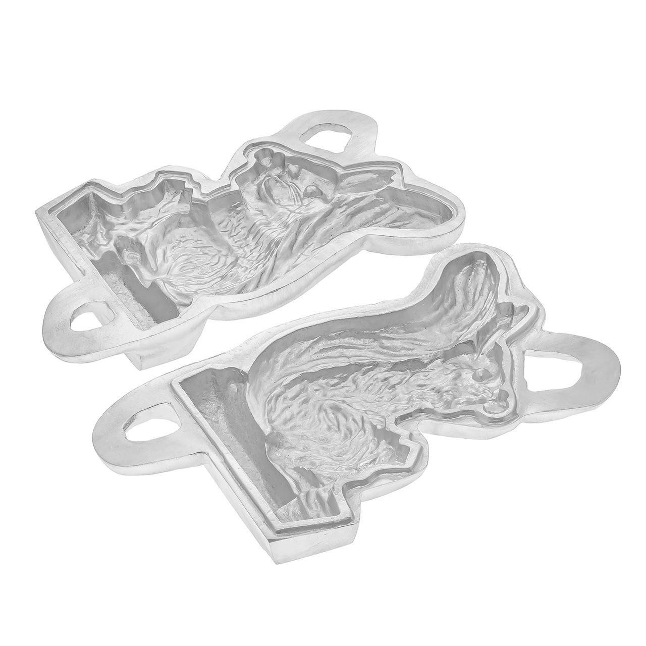 Форма алюминиевая Белочка с орешком 27х17х9 см (1963708776) - фото 6