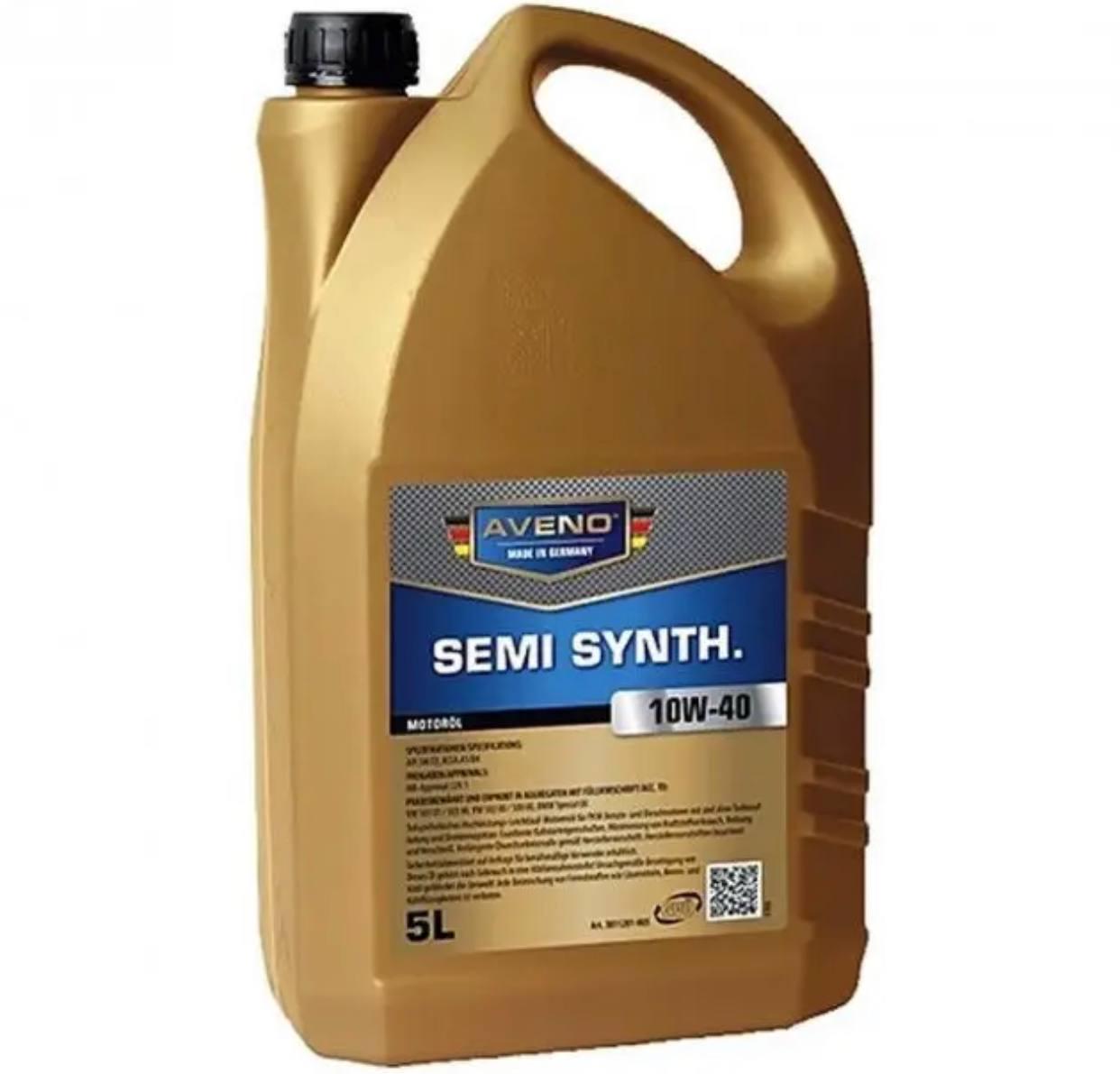 Моторне мастило AVENO Semi Synth.10W40 5 л