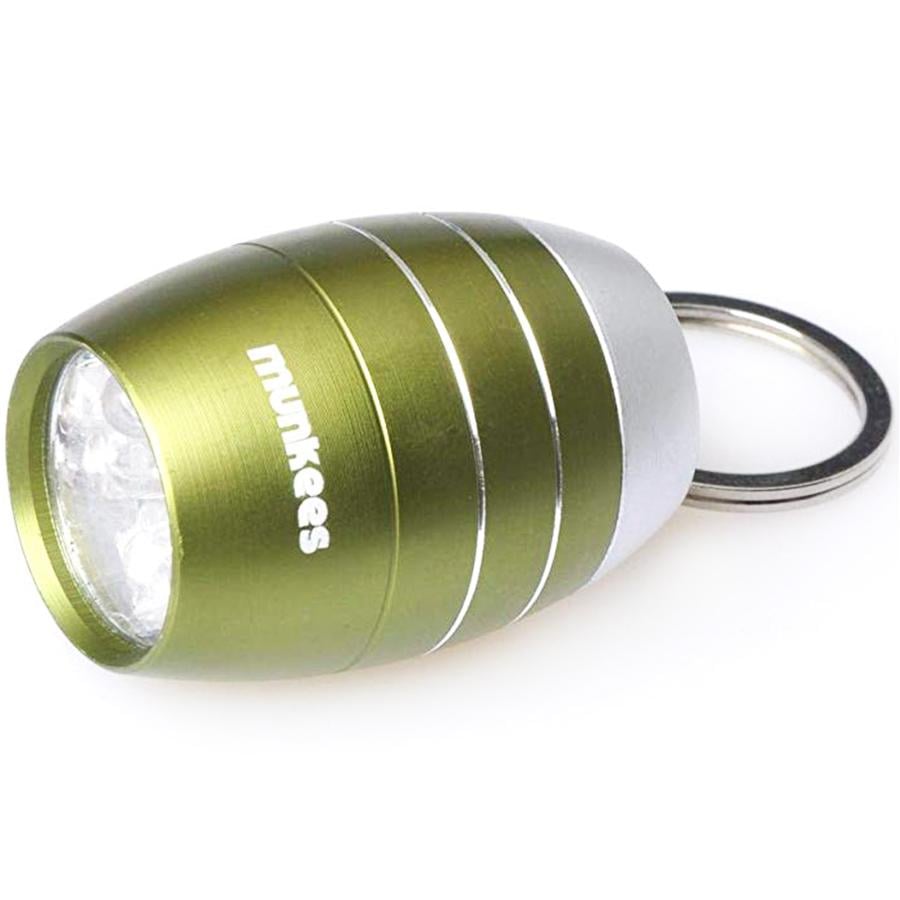 Брелок-фонарик Munkees 1082 Cask shape 6-LED Light-green