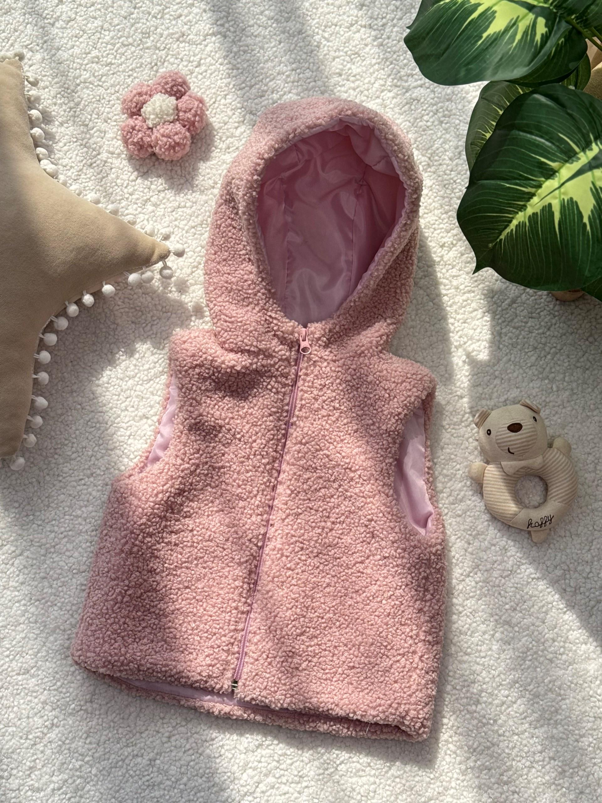 Жилетка дитяча Teddy 116 см Рожевий (36713131)