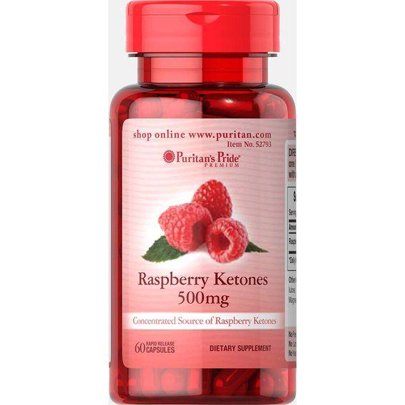 Екстракт для схуднення Puritan's Pride Raspberry Ketones 500 мг 60 Caps