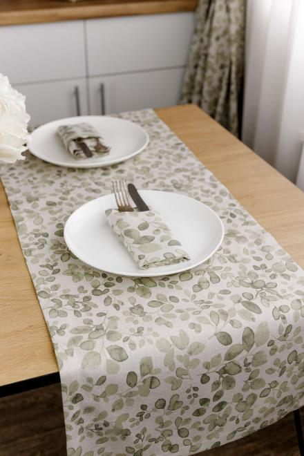 Дорожка Прованс Тереза Листочки 140x40 см