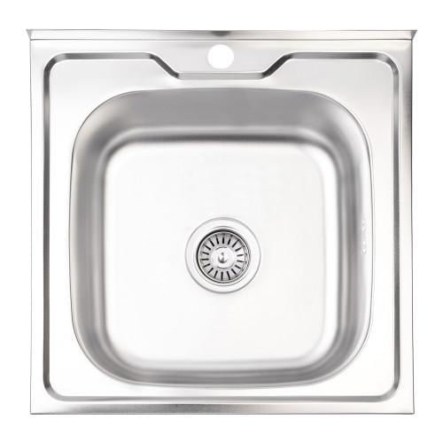 Мойка для кухни Lidz 5050 0,6 мм Satin (LIDZ5050SAT06)