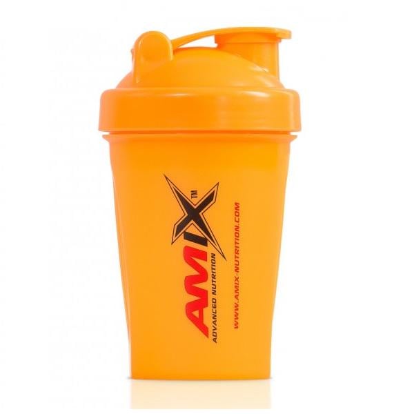 Шейкер Amix Nutrition Shaker Mini 400 мл Neon Orange - фото 1