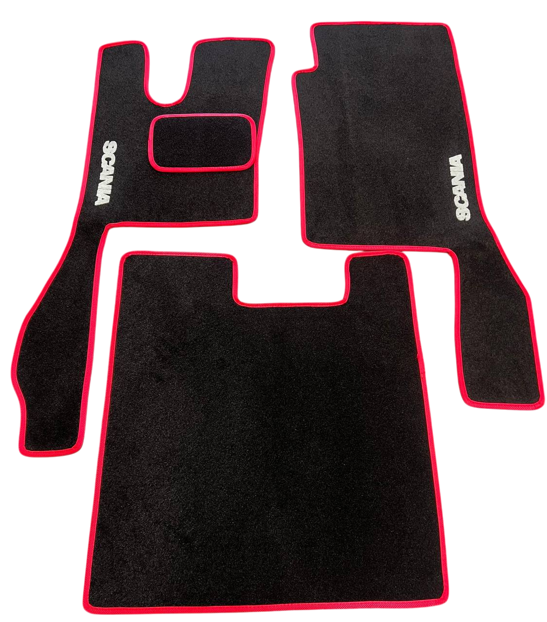 Коврики в салон ворсовые для Scania R-series 2017+ 5 шт. Черный (27327149)