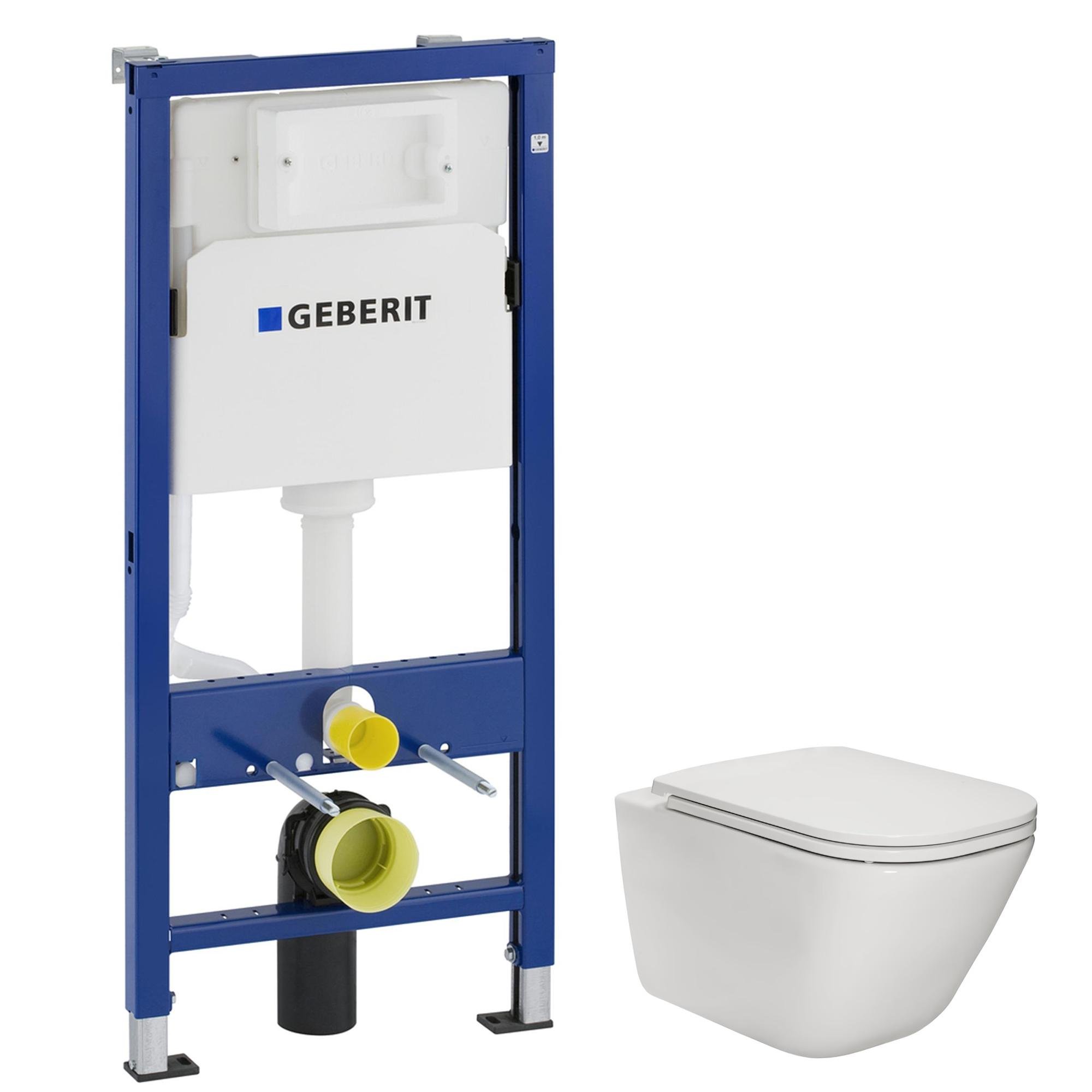 Комплект инсталляции Geberit Duofix A34H470000+458.103.00.1 с унитазом (99324)