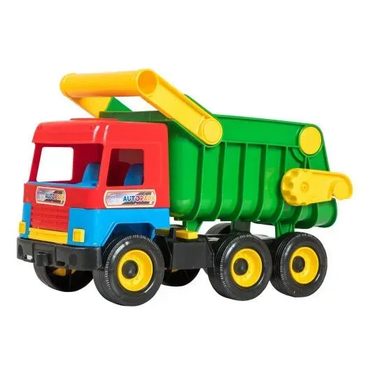 Іграшкова машинка самоскид Tigres Middle Truck 38 см Червоно-зелений (150-98-39222.2)