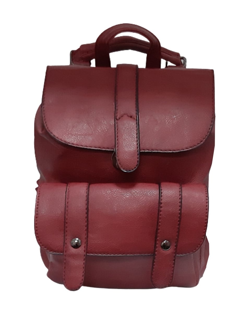 Рюкзак женский Molete 30х28х14 см Бордовый (9026-2)