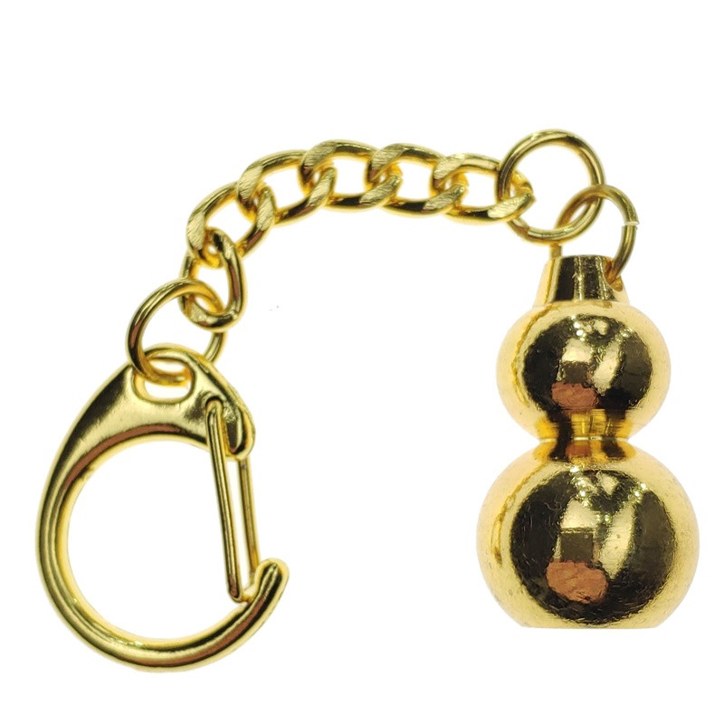 Брелок Тыква горлянка 9 см Золотой (С2427)