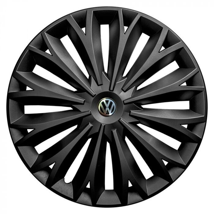 Комплект колпаков JAWOPLAST Sigma R15 для Volkswagen 4 шт. Black (28434650)