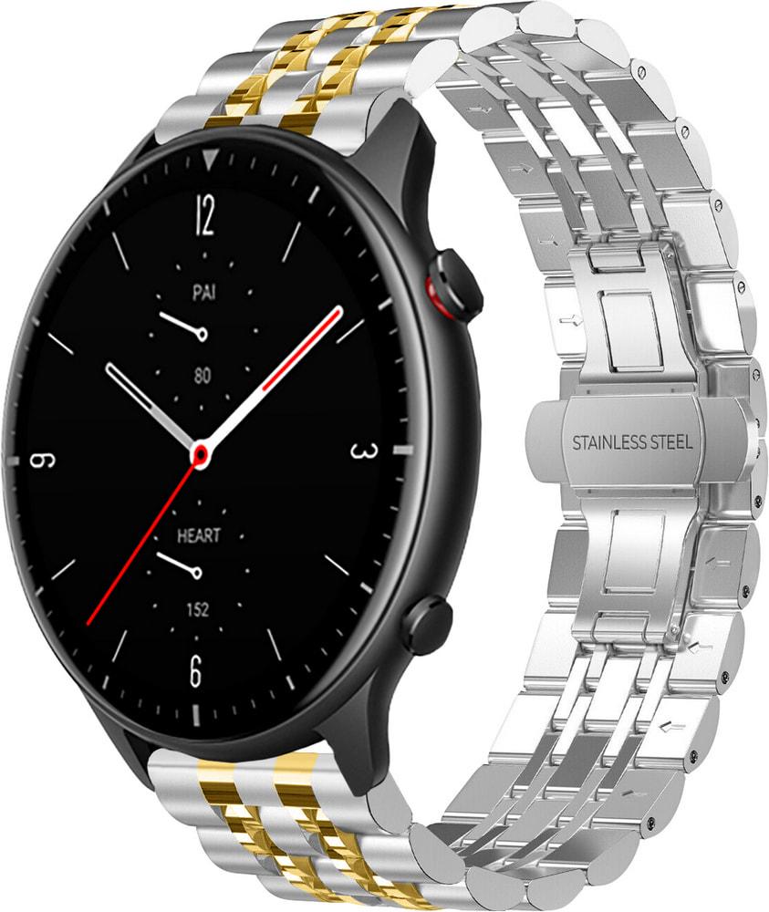 Браслет металлический Spinye Line для Amazfit GTR 2e Silver Gold (28981-67)