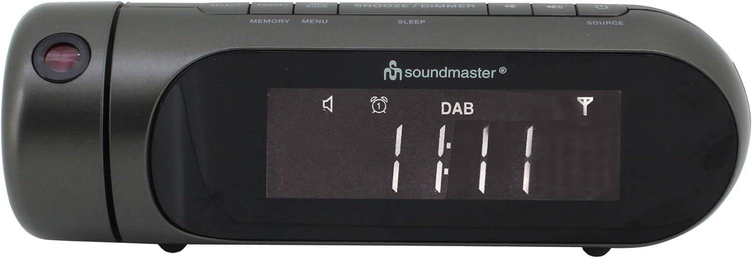 Радиобудильник Soundmaster UR6700AN ​​DAB+/FM с проекцией Черный