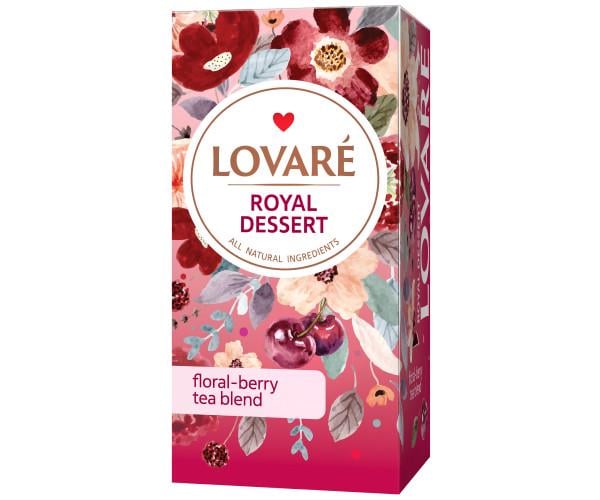 Чай цветочный Lovare Royal dessert 24 шт. (LO10016)
